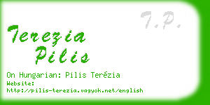 terezia pilis business card