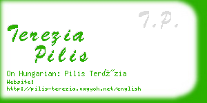 terezia pilis business card